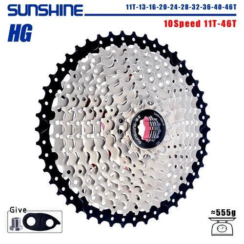 SUNSHINE Bicycle Cassette 8/9/10/11/12Speed Freewheel HG Structure - VirtuousWares.Store