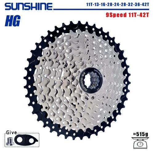 SUNSHINE Bicycle Cassette 8/9/10/11/12Speed Freewheel HG Structure - VirtuousWares.Store