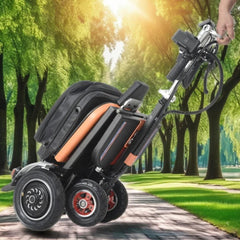 SuperHandy Lightest Foldable 4Wheel Airline Travel Friendly Mobility - VirtuousWares.Store
