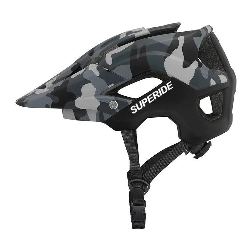 SUPERIDE Outdoor DH MTB Bicycle Helmet Integrally-molded Road Mountain Bike Helmet Ultralight Racing Riding Cycling Helmet - VirtuousWares.Store