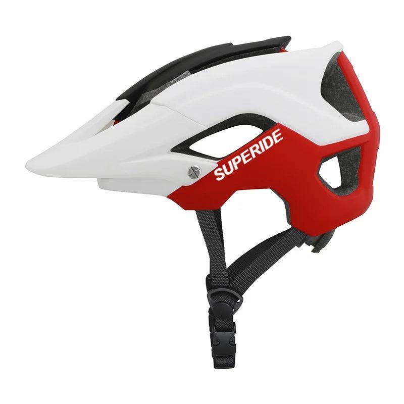 SUPERIDE Outdoor DH MTB Bicycle Helmet Integrally-molded Road Mountain Bike Helmet Ultralight Racing Riding Cycling Helmet - VirtuousWares.Store
