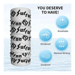 Sur Ron 2 Wht Sticker Motocross Bandana Neck Cover Printed Surron Wrap - VirtuousWares.Store