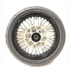 Surron Ultra bee 17inch Tire street conversion wheel assembly front - VirtuousWares.Store