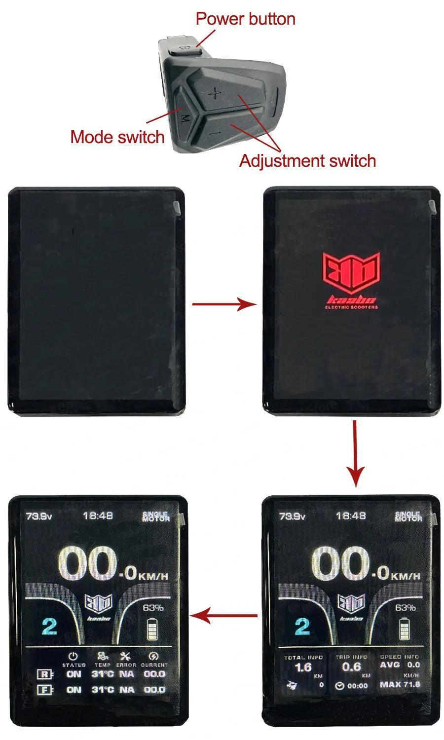 Switch for TFT Dsiplay Mode Gear Button Change Setting Switching - VirtuousWares.Store