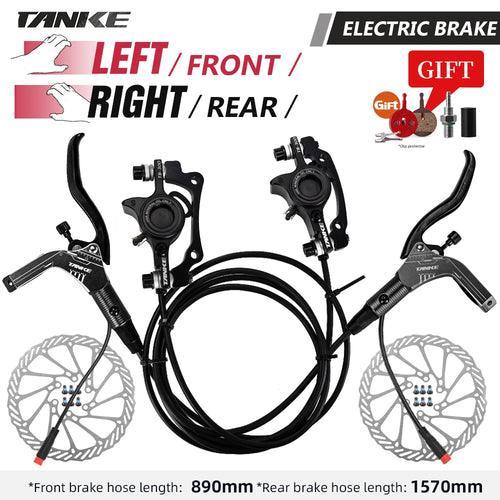 TANKE E-Bike MTB Hydraulic Disc Brake Set Electric E Scooter Power - VirtuousWares.Store