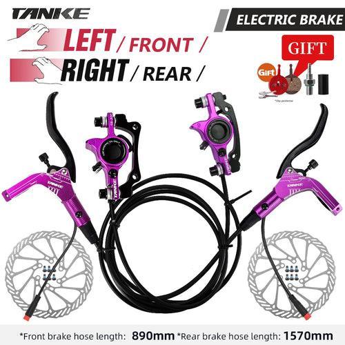 TANKE E-Bike MTB Hydraulic Disc Brake Set Electric E Scooter Power - VirtuousWares.Store