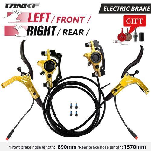 TANKE E-Bike MTB Hydraulic Disc Brake Set Electric E Scooter Power - VirtuousWares.Store