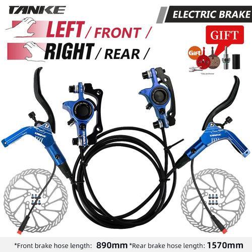 TANKE E-Bike MTB Hydraulic Disc Brake Set Electric E Scooter Power - VirtuousWares.Store
