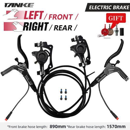 TANKE E-Bike MTB Hydraulic Disc Brake Set Electric E Scooter Power - VirtuousWares.Store
