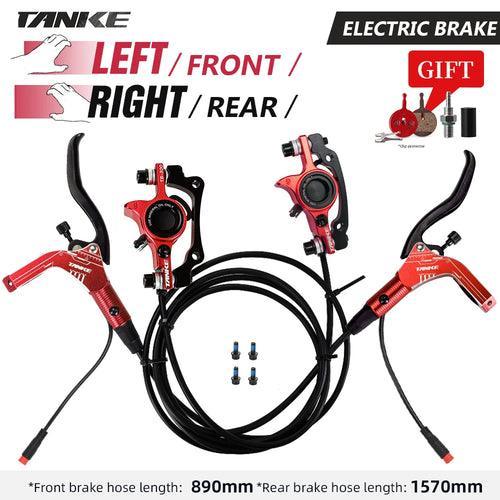 TANKE E-Bike MTB Hydraulic Disc Brake Set Electric E Scooter Power - VirtuousWares.Store