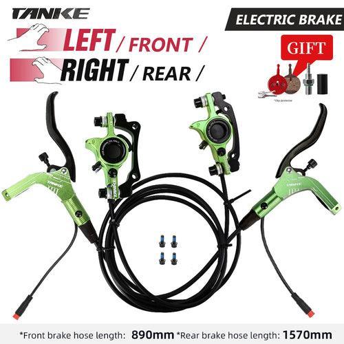 TANKE E-Bike MTB Hydraulic Disc Brake Set Electric E Scooter Power - VirtuousWares.Store