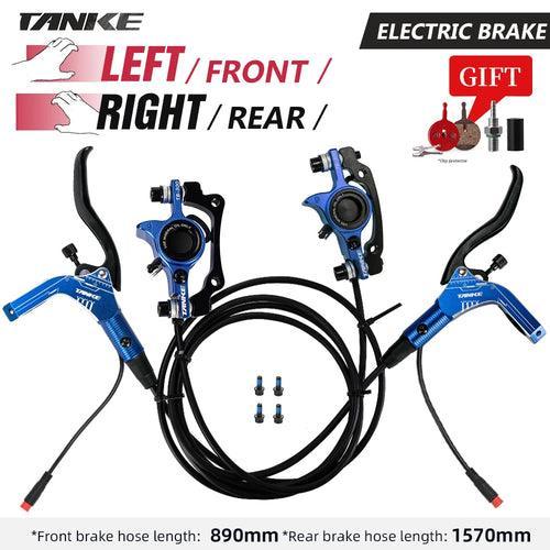 TANKE E-Bike MTB Hydraulic Disc Brake Set Electric E Scooter Power - VirtuousWares.Store