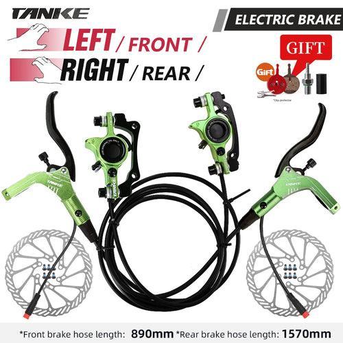 TANKE E-Bike MTB Hydraulic Disc Brake Set Electric E Scooter Power - VirtuousWares.Store