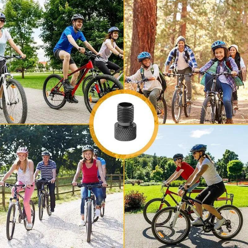 Tire Inflator Hose Adapter Bike Tire Valve Converter Bike Tool Caps - VirtuousWares.Store