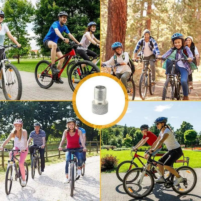 Tire Inflator Hose Adapter Bike Tire Valve Converter Bike Tool Caps - VirtuousWares.Store