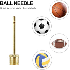 Tire Valve Adapter Ball Pump Needle Balloon Nozzle Inflation Kit for - VirtuousWares.Store