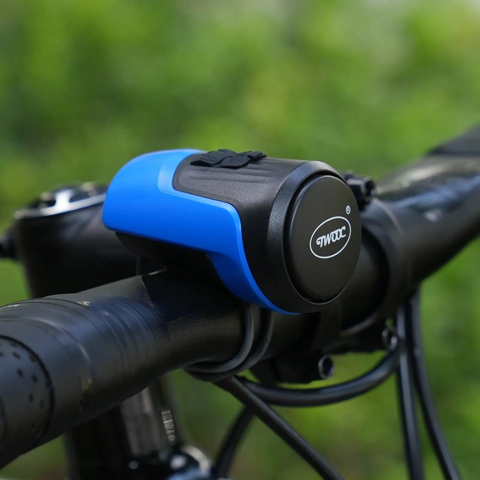 TWOOC 125dB Bicycle Electronic Bell Anti Theft Horn USB Rechargeable - VirtuousWares.Store