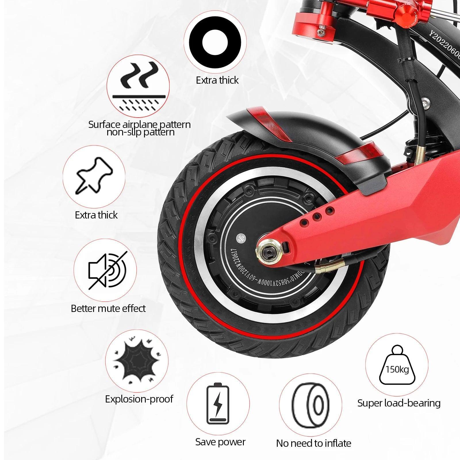 ULIP 10x3 Thickened Off-road Stab-proof Solid Tire For Zero 10x/Kaabo - VirtuousWares.Store