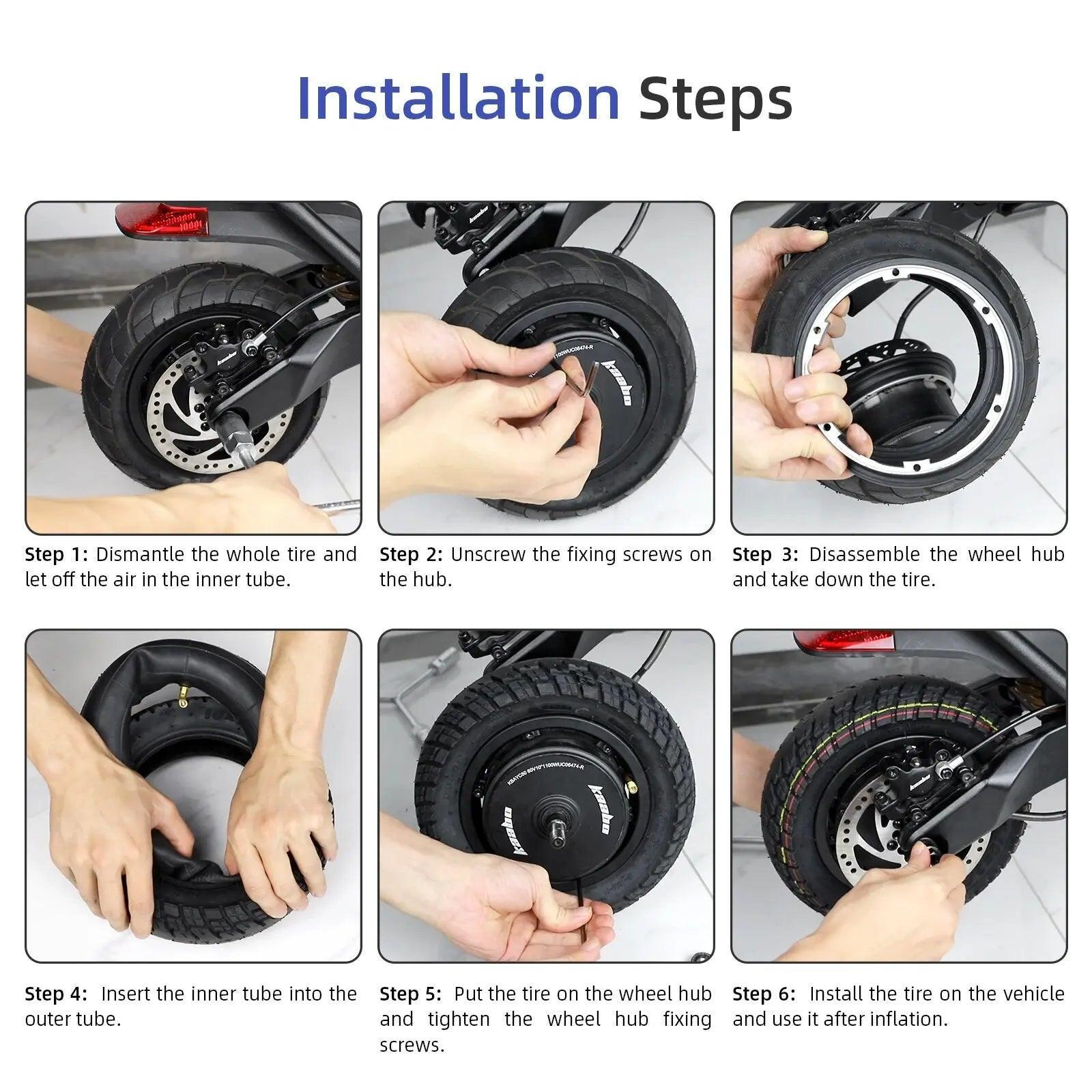 Ulip 90/65-6.5 Off-Road Self-healing Tire Built-in Glue For Dualtron - VirtuousWares.Store