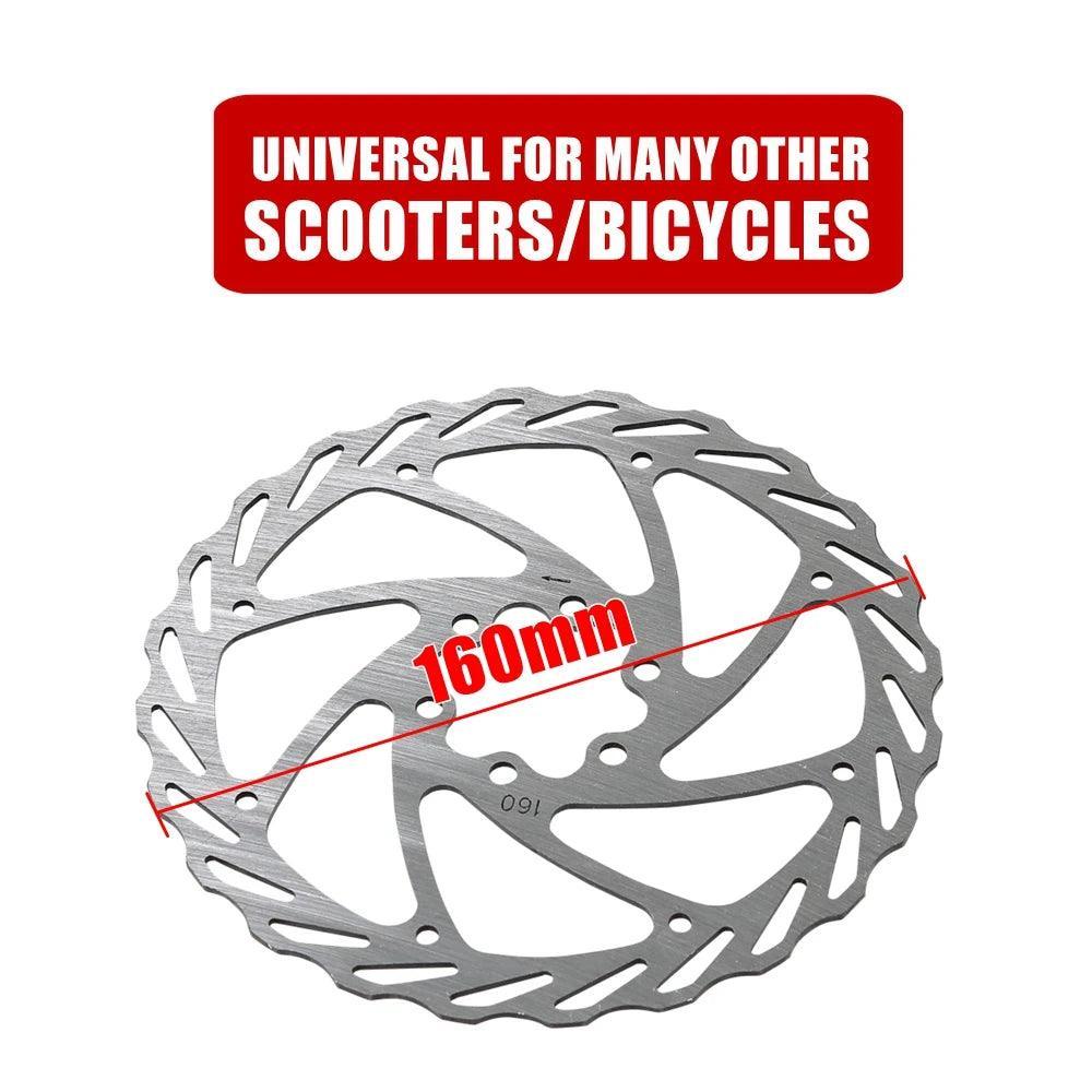 Universal 160mm Disc Brake Rotor for VSETT 11+ ZERO 11X KAABO Wolf - VirtuousWares.Store