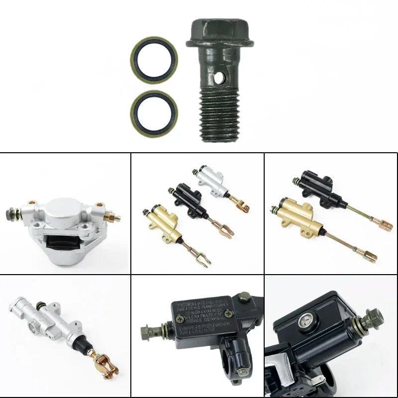 Universal M10 Motorcycle Steel Hydraulic Brake Clutch Line Hose Tube - VirtuousWares.Store