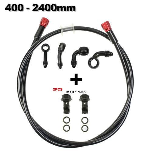 Universal M10 Motorcycle Steel Hydraulic Brake Clutch Line Hose Tube - VirtuousWares.Store