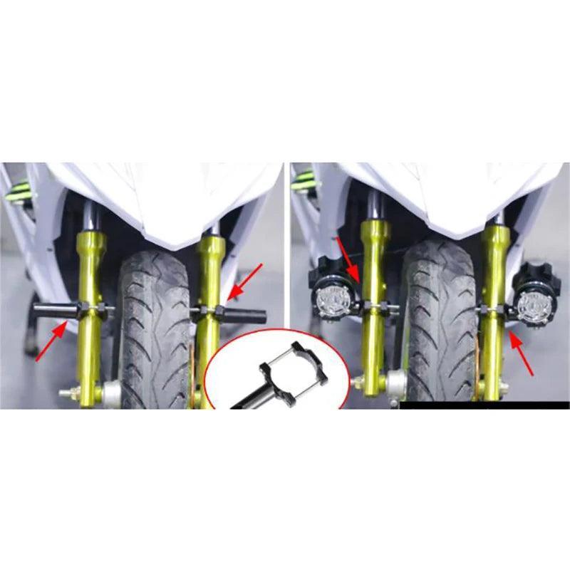 Universal Mount Bracket For Motorcycle Bumper Modified Headlight Stand - VirtuousWares.Store