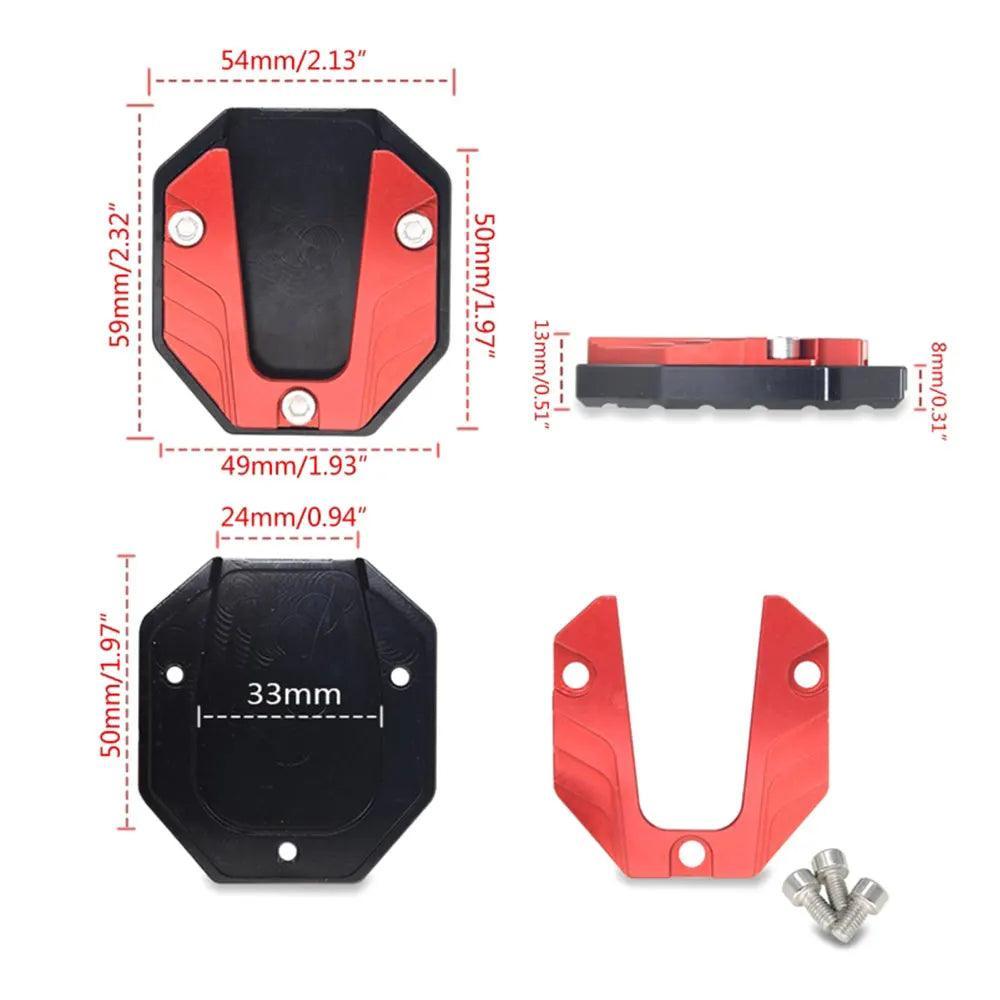 Universal Scooter Motorcycle Bike Kickstand Extender Foot Side Stand - VirtuousWares.Store