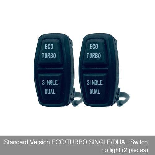Upgraded Switch with Indicator Light ECO TURBO SINGLE DUAL Button for - VirtuousWares.Store
