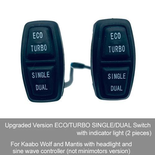 Upgraded Switch with Indicator Light ECO TURBO SINGLE DUAL Button for - VirtuousWares.Store