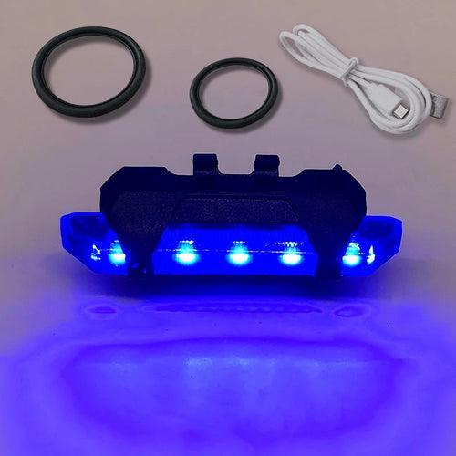 USB Rechargeable Waterproof Mountain Bike Lamp Warning Cycling - VirtuousWares.Store