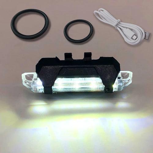 USB Rechargeable Waterproof Mountain Bike Lamp Warning Cycling - VirtuousWares.Store