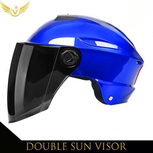 V Electric Scooter Helmet Summer Vespa Chopper Motorcycle Helmets - VirtuousWares.Store