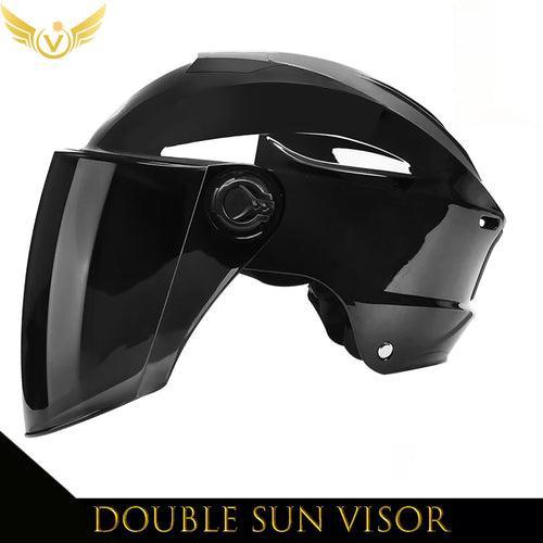 V Electric Scooter Helmet Summer Vespa Chopper Motorcycle Helmets - VirtuousWares.Store