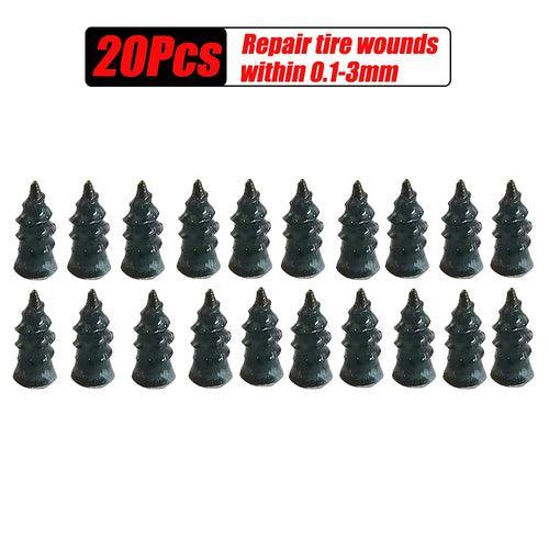 Vacuum Tyre Repair Nail Set Kit for Wheels Car Motorcycle Scooter - VirtuousWares.Store