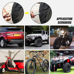 Vacuum Tyre Repair Nail Set Kit for Wheels Car Motorcycle Scooter - VirtuousWares.Store