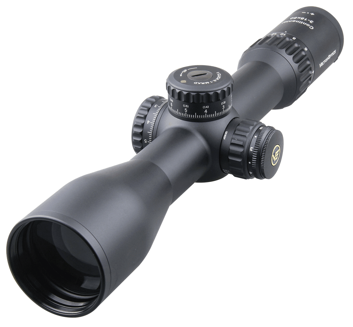 Vector Optics Continental 3-18x50 HD FFP Hunting Riflescope 1/10 MIL - VirtuousWares.Store
