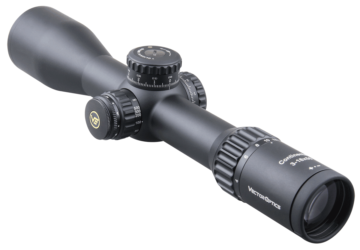 Vector Optics Continental 3-18x50 HD FFP Hunting Riflescope 1/10 MIL - VirtuousWares.Store