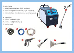 WCG Bule Color Sofa Steam Cleaner Vacuum Carpet Cleaning Machine - VirtuousWares.Store