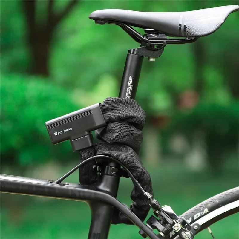 WEST BIKING Bicycle Lock Safety Anti-theft MTB Road Bike Chain Lock With 2 Keys Scooter Electric E-Bike Cycling Accessories - VirtuousWares.Store