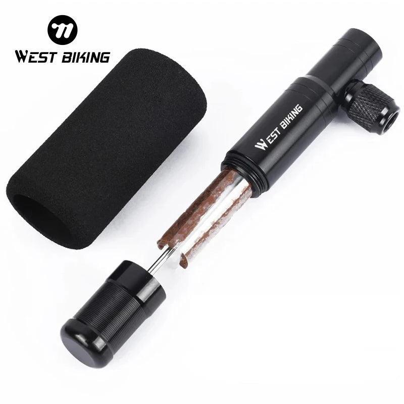 WEST BIKING Mini CO2 Bike Pump CO2 Inflator Pump Presta & Schrader - VirtuousWares.Store