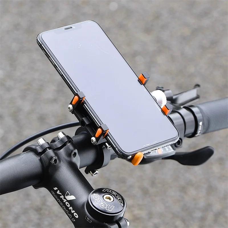 WEST BIKING Phone Holder Motorcycle Electric Scooter Cellphone Stand Aluminum Alloy CNC Smart Phone Bracket Bicycle Accessories - VirtuousWares.Store
