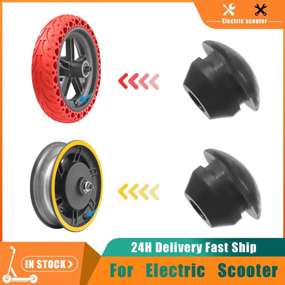 Wheel Air Hole Solid Tire Wheel Hub Cap Rubber Plug for Xiaomi M365 - VirtuousWares.Store