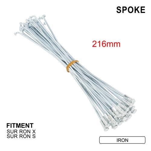 Wheel Spokes Nipples Motorcycle Accessories Iron 212mm Front 216mm - VirtuousWares.Store