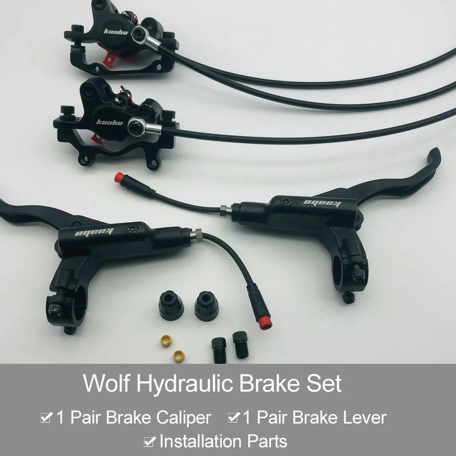 Wolf Brake Caliper Set Hydraulic Device Full Oil Brake Kit for Kaabo - VirtuousWares.Store