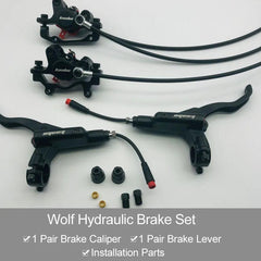Wolf Brake Caliper Set Hydraulic Device Full Oil Brake Kit for Kaabo - VirtuousWares.Store