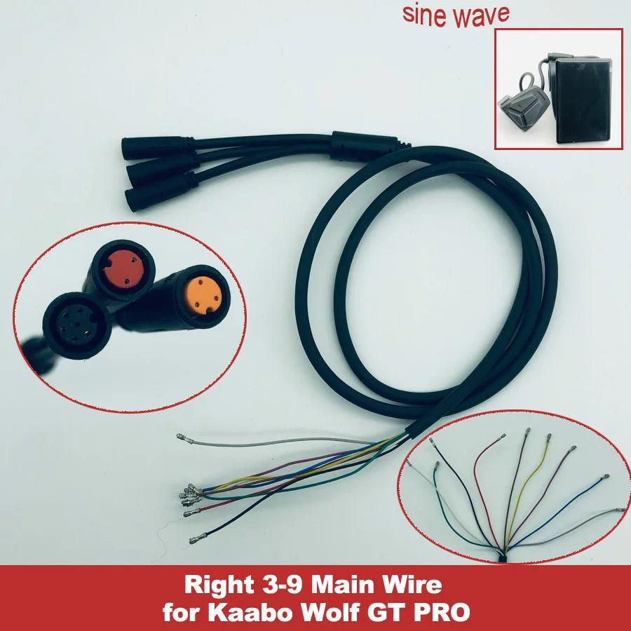 Wolf GT Main Wire Cables Mainline TFT Minimotors Line for Kaabo Wolf - VirtuousWares.Store