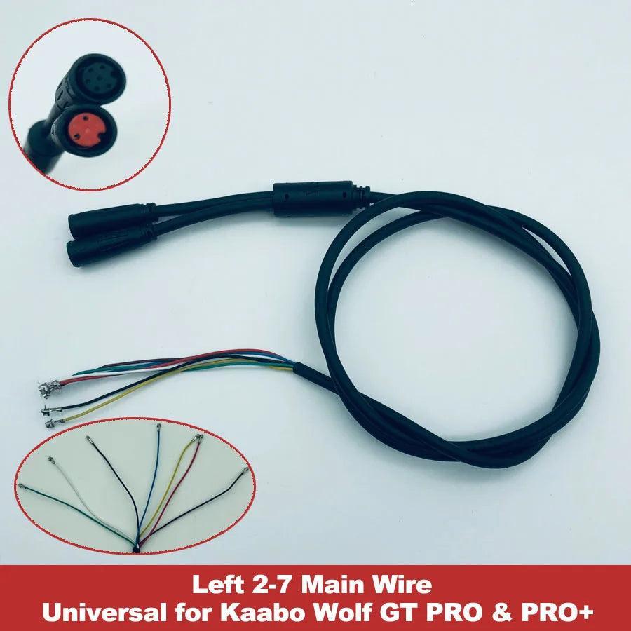 Wolf GT Main Wire Cables Mainline TFT Minimotors Line for Kaabo Wolf - VirtuousWares.Store