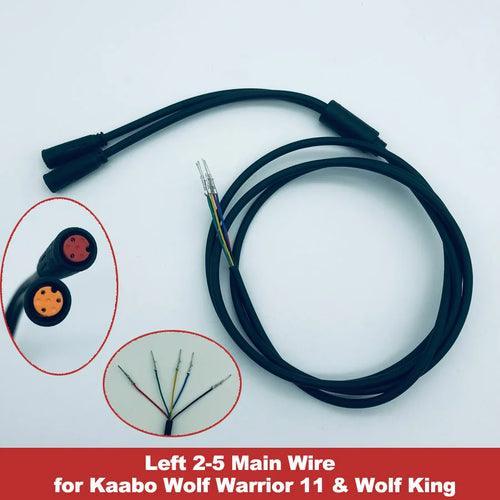 Wolf GT Main Wire Cables Mainline TFT Minimotors Line for Kaabo Wolf - VirtuousWares.Store