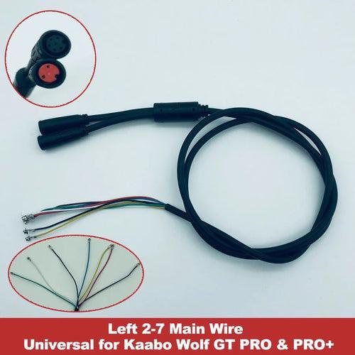 Wolf GT Main Wire Cables Mainline TFT Minimotors Line for Kaabo Wolf - VirtuousWares.Store
